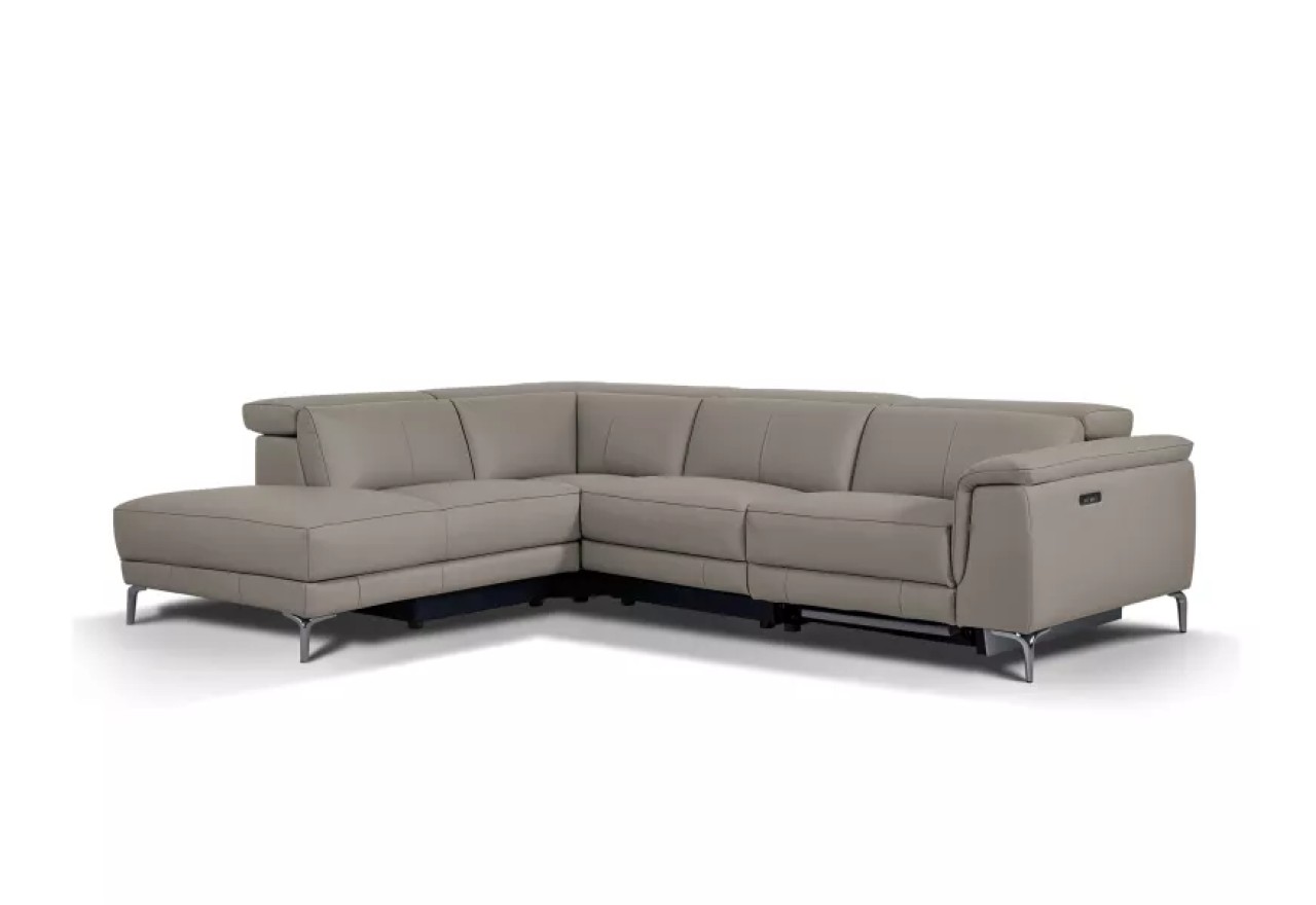 Ecksofa Venis L (Leder)