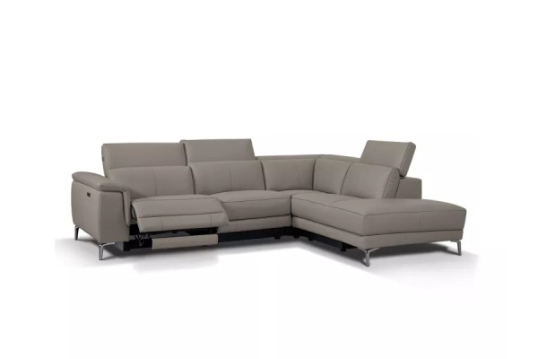Ecksofa Venis R (Leder)