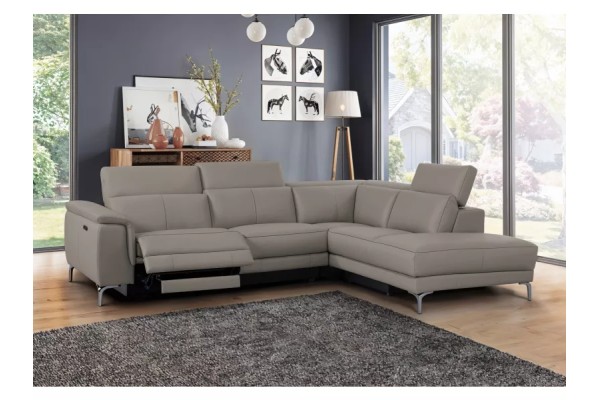 Ecksofa Venis R (Leder)