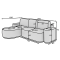 Ecksofa Weggis L