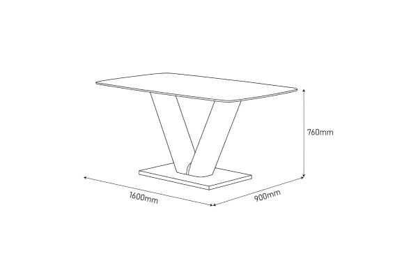 Esstisch Blum (90x160x76)