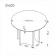 Esstisch Caldo (o120x76) Esstisch Caldo (o120x76)