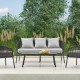 Gartenset Rocca (Set 2+1+1)
