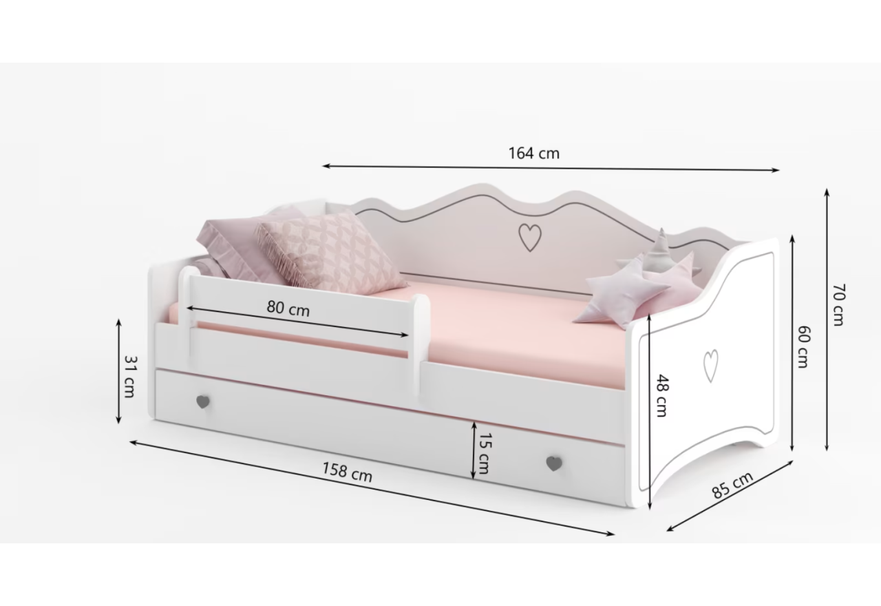 Bett Pinko (80x160) Bett Pinko (80x160)
