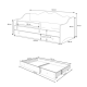 Bett Pinko Lux (80x160) Bett Pinko Lux (80x160)