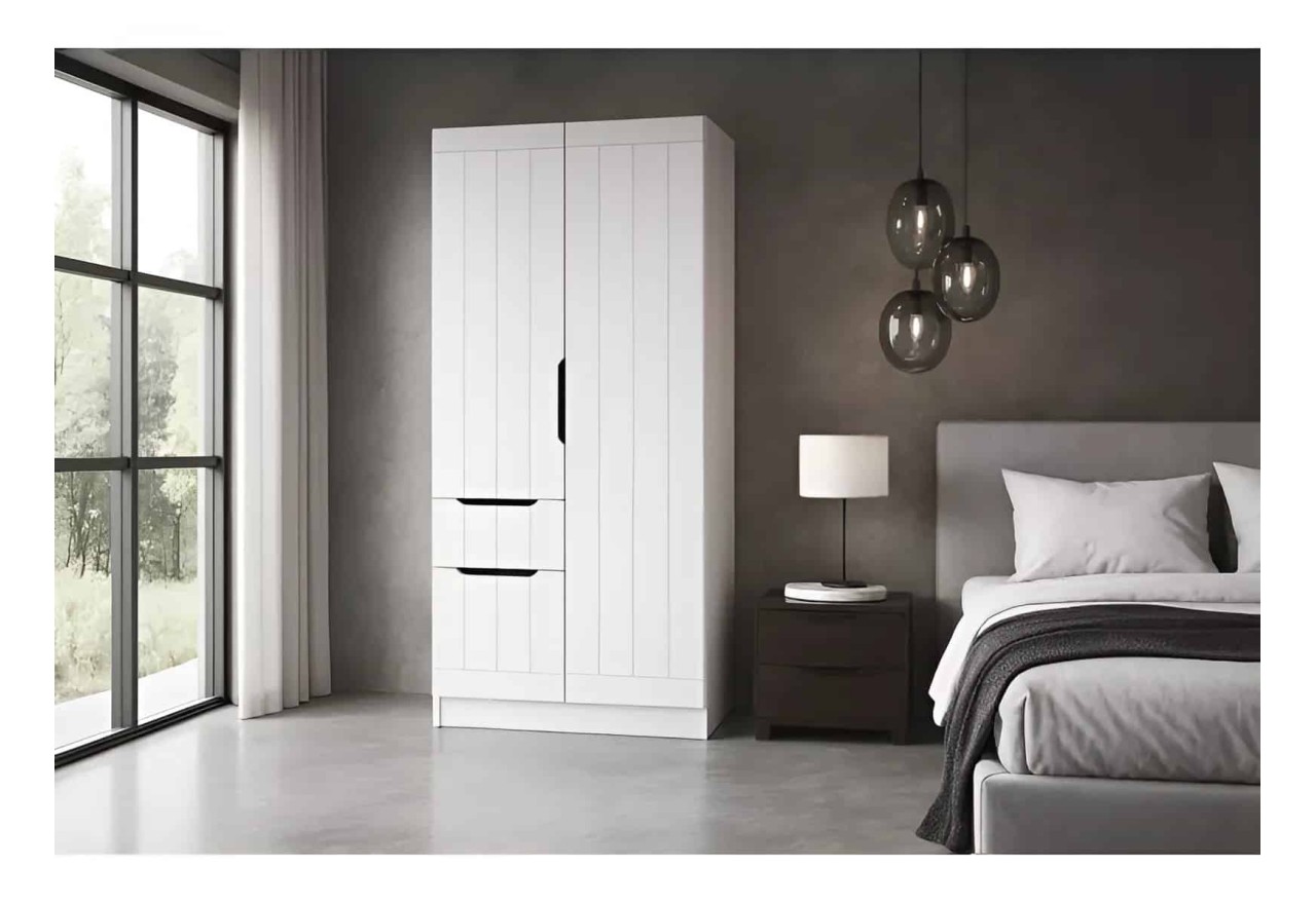 Kleiderschrank Clara S (90cm)