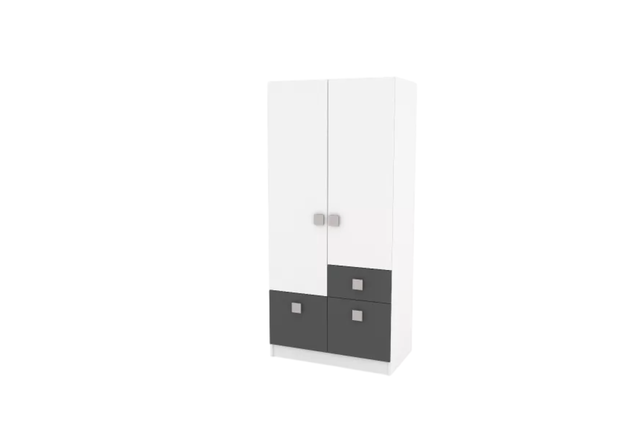 Kleiderschrank Endi S (90cm)