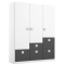 Kleiderschrank Endi M (140cm)