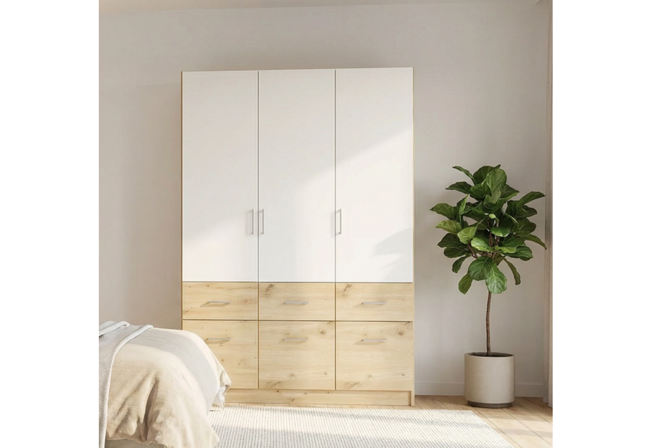 Kleiderschrank Lian M (140cm)