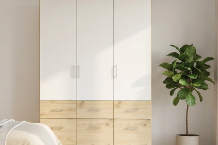 Kleiderschrank Lian M (140cm)