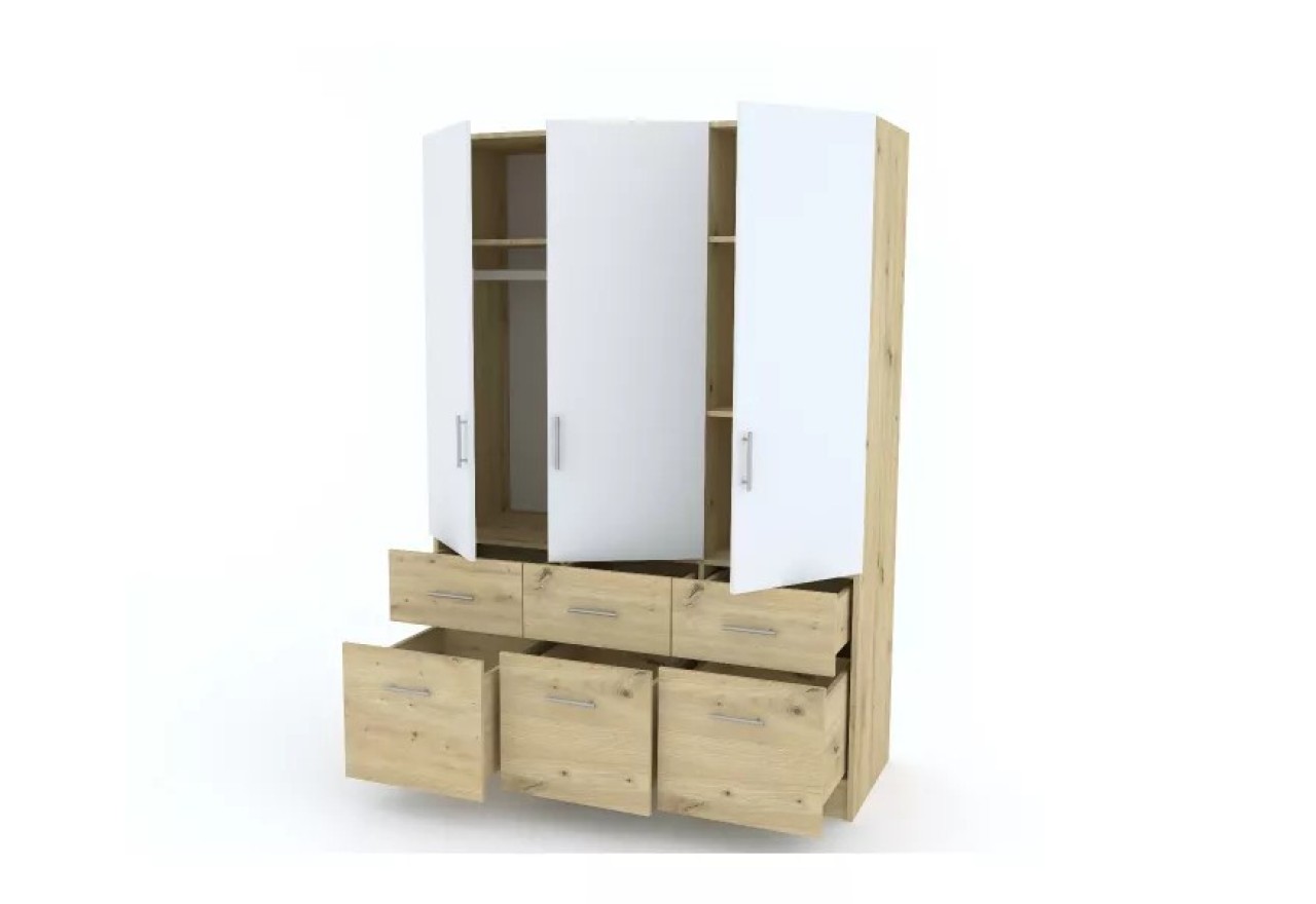 Kleiderschrank Lian M (140cm)