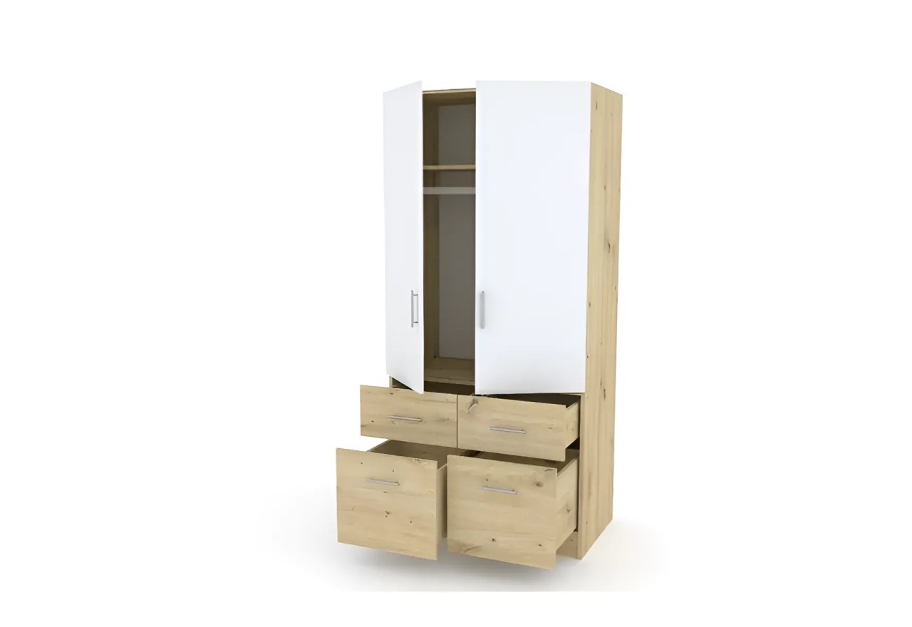 Kleiderschrank Lian S (90cm)