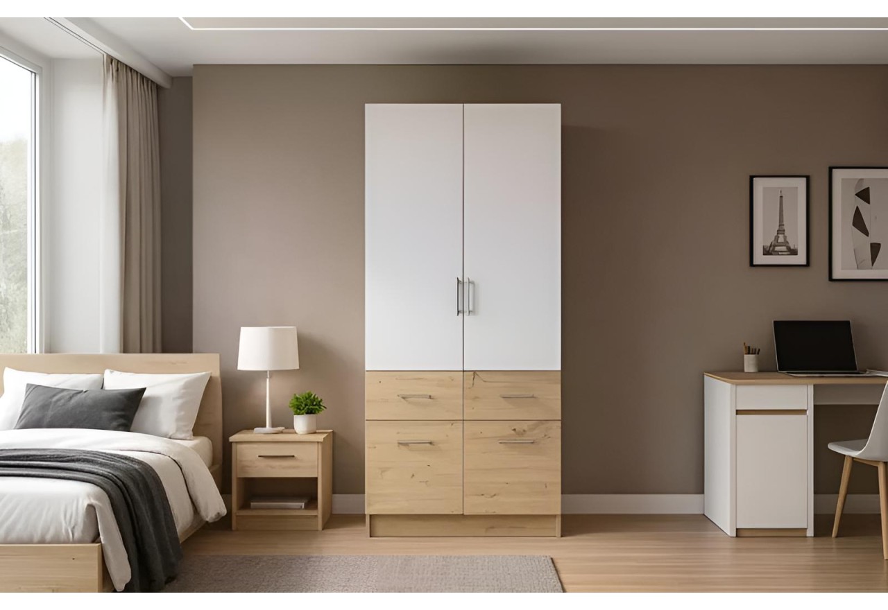 Kleiderschrank Lian S (90cm)