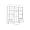 Kleiderschrank Mokaris (200cm)
