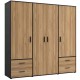 Kleiderschrank Mokaro XL (206cm)