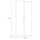 Kleiderschrank Mokaro M (95cm)