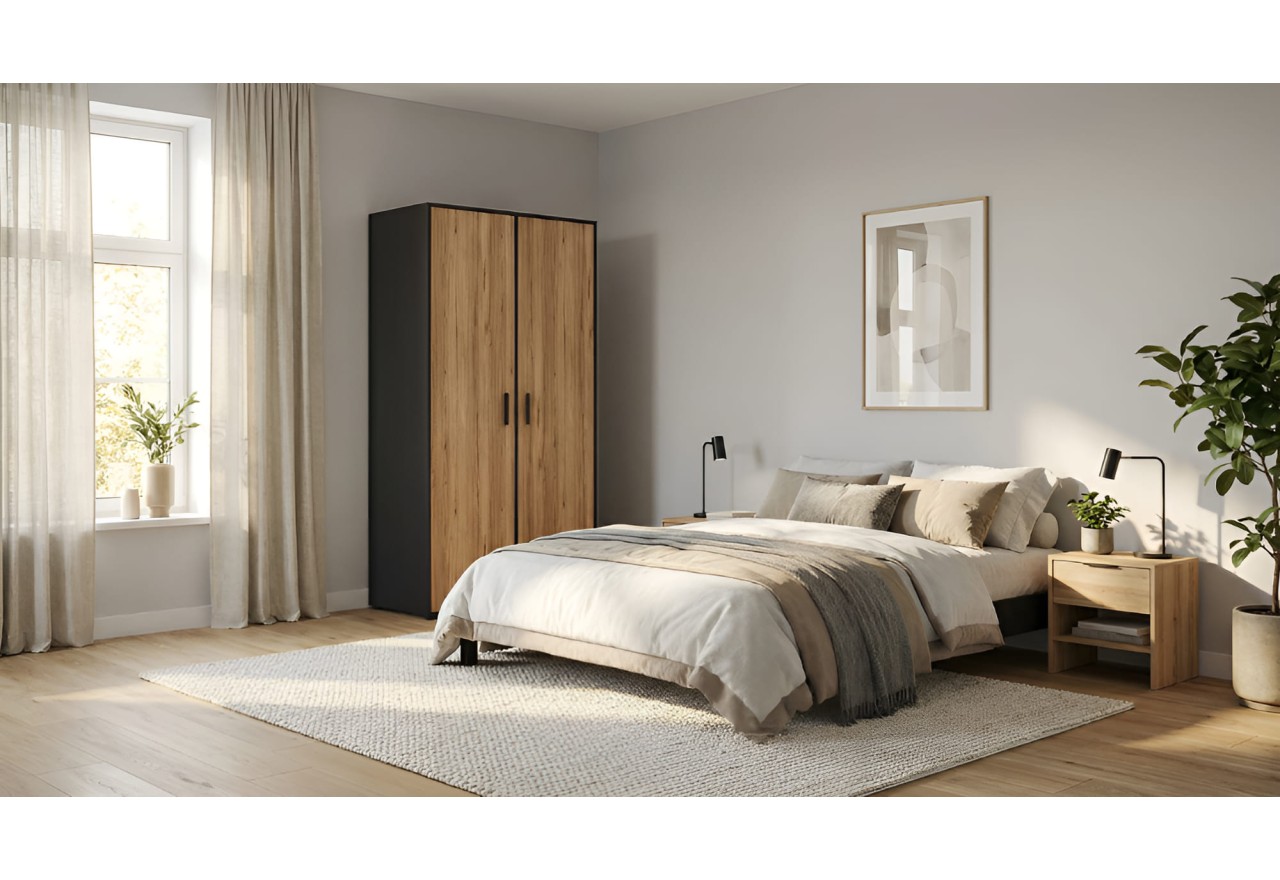 Kleiderschrank Mokaro M (95cm)