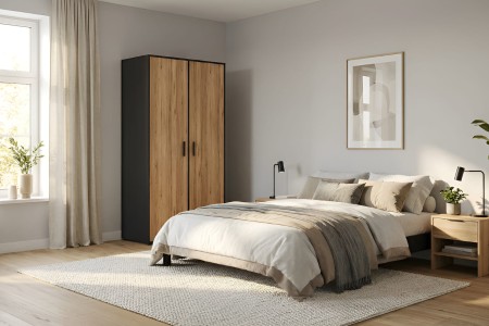 Kleiderschrank Mokaro M (95cm)