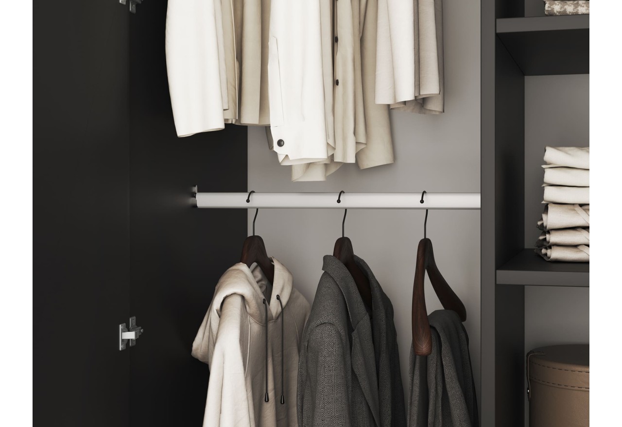 Kleiderschrank  Prava Lux (120cm)
