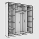 Kleiderschrank Roberto (200cm) Kleiderschrank Roberto (200cm)