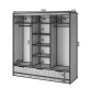 Kleiderschrank Rupert XL (180cm) Kleiderschrank Rupert XL (180cm)