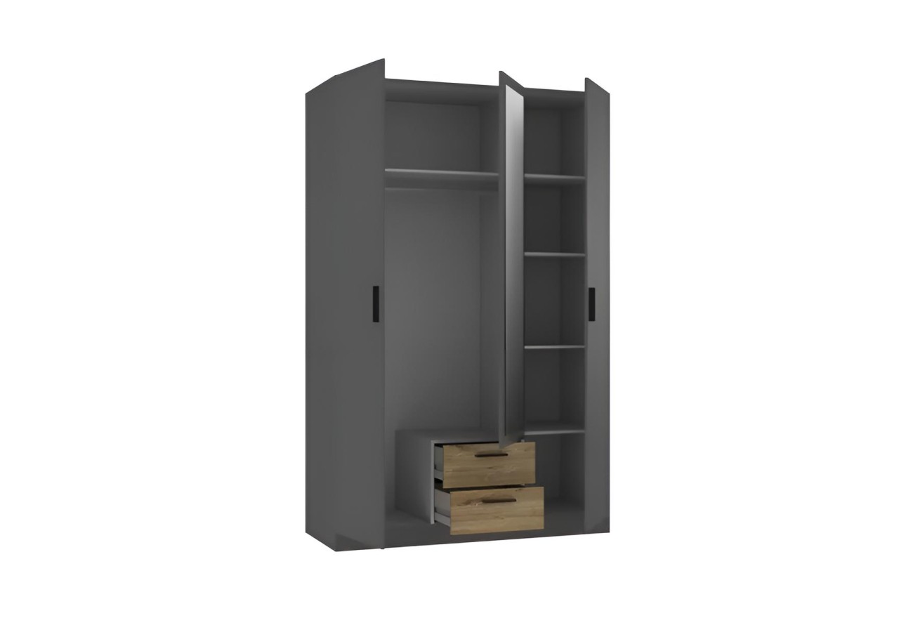 Kleiderschrank Trojanda (135cm)