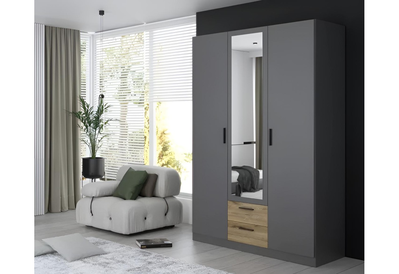 Kleiderschrank Trojanda (135cm)