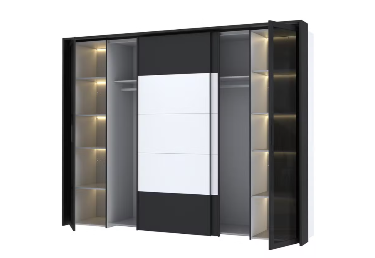 Kleiderschrank Vandela (280cm)