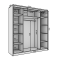 Kleiderschrank Walter (200cm)