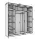 Kleiderschrank Walter (200cm)