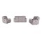 Bergamo Lux Set 3+2+1 (Leder)