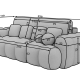 3 Pers. Couch Elon