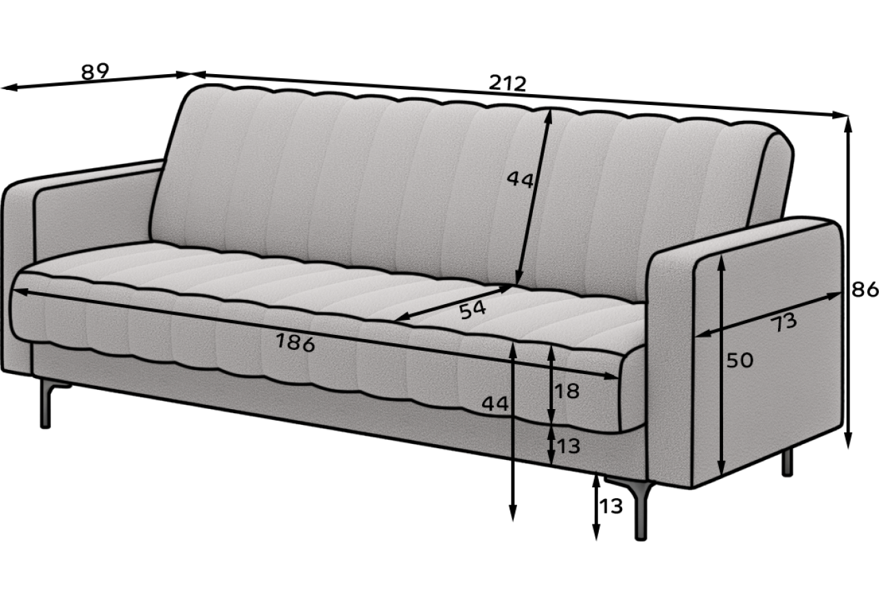 3 Pers. Couch Gerry