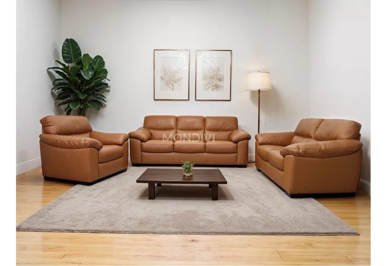 Novara Set 3+2+1 (Leder)