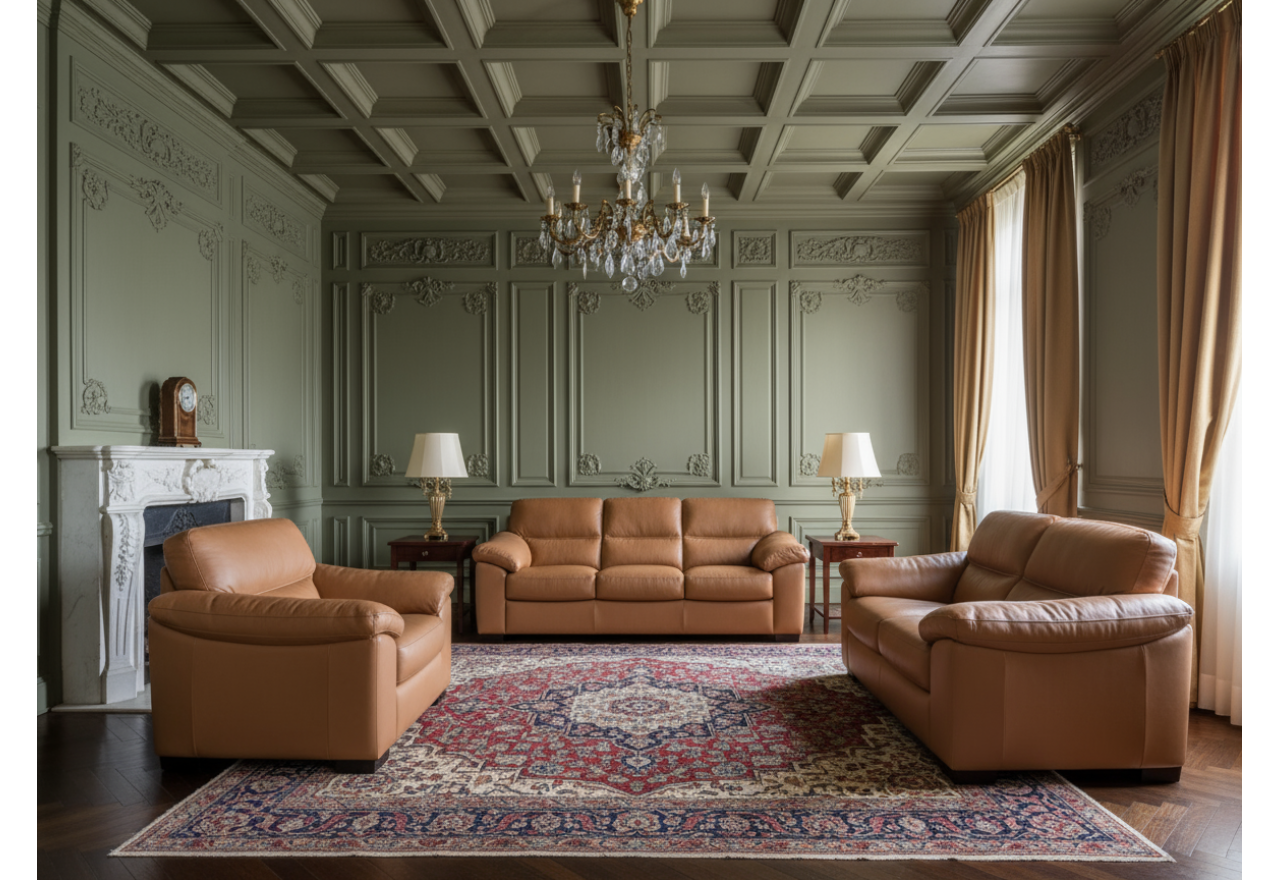 Novara Set 3+2+1 (Leder)