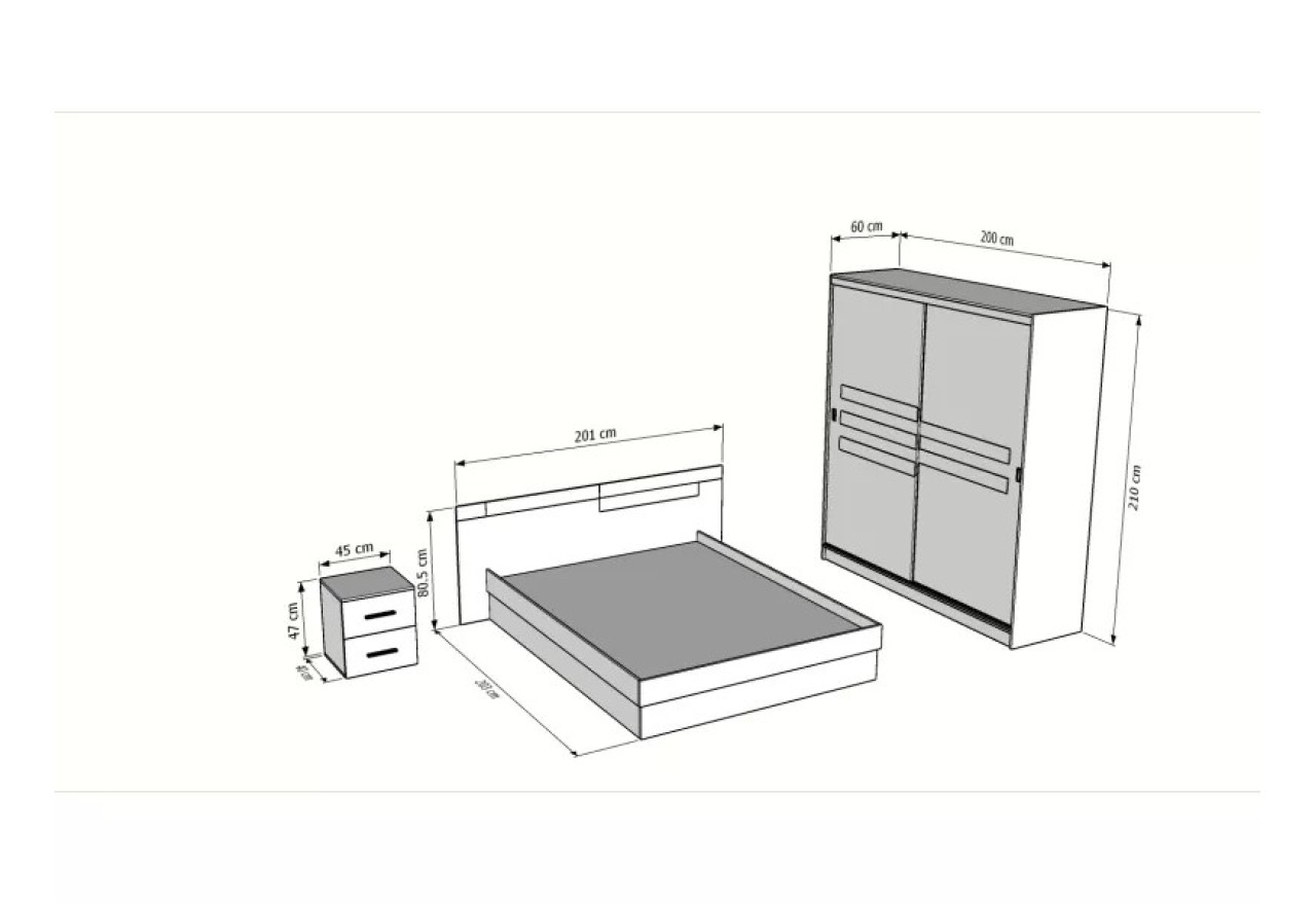 Schlafzimmer Set Sophy