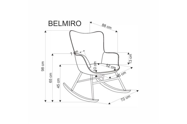 Schaukelsessel Belmiro
