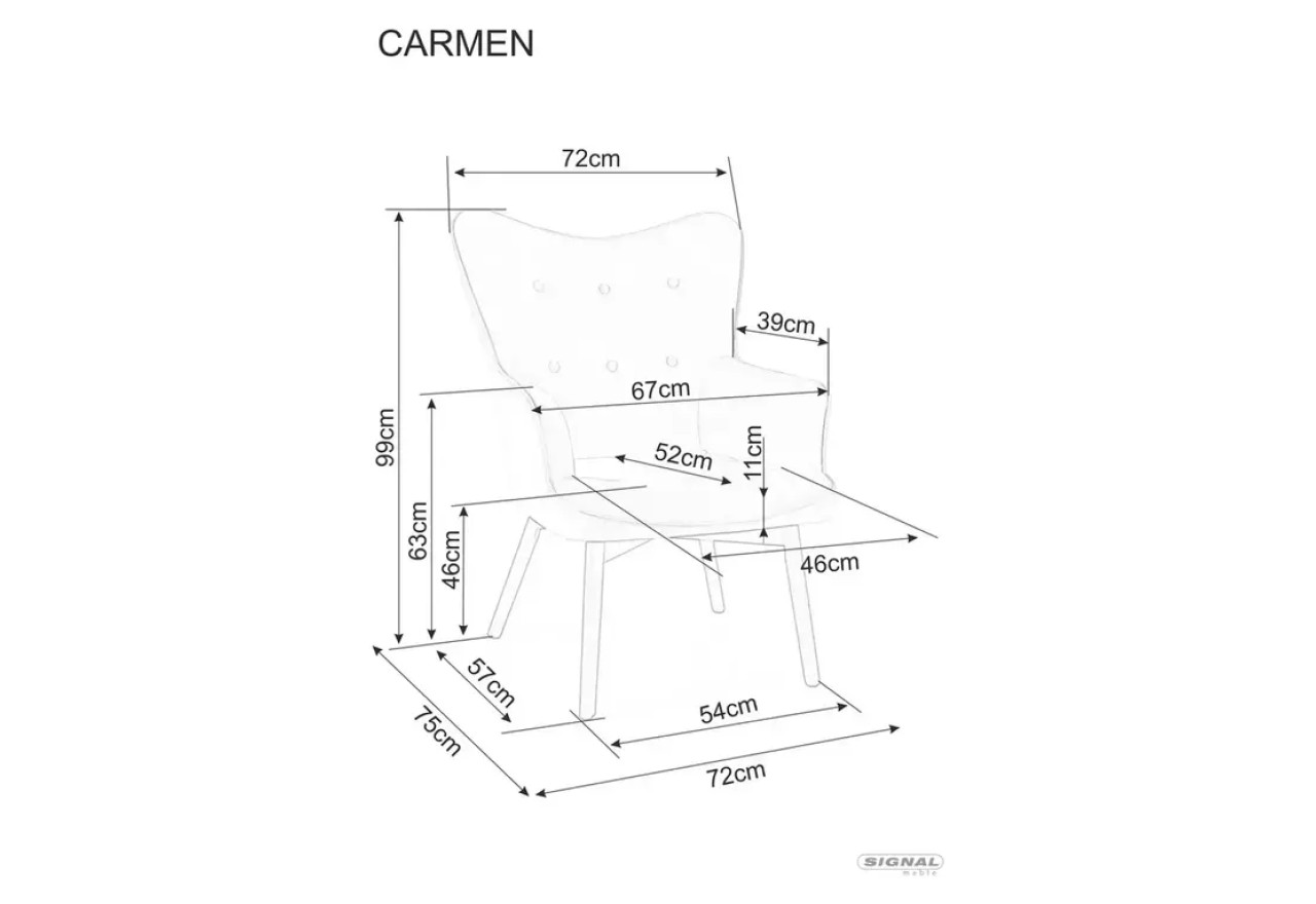 Relax Sessel Carmen-Raven