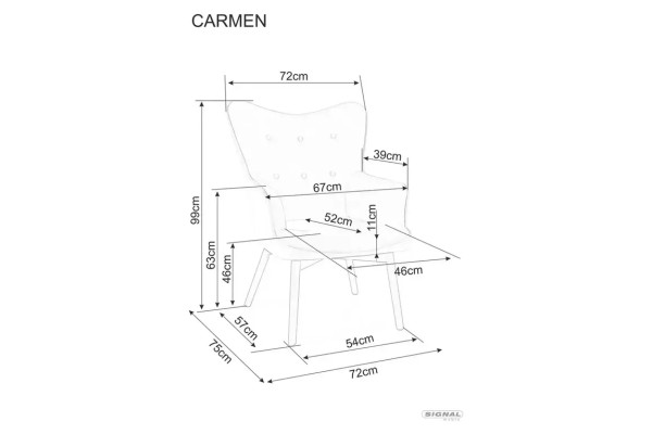 Relax Sessel Carmen-Raven