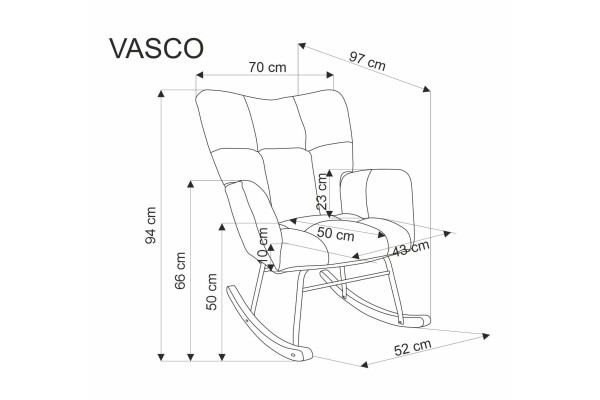 Schaukelsessel Vasco