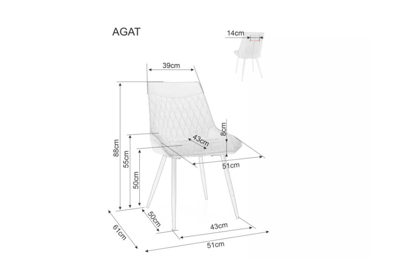 Stuhl Agat Stuhl Agat
