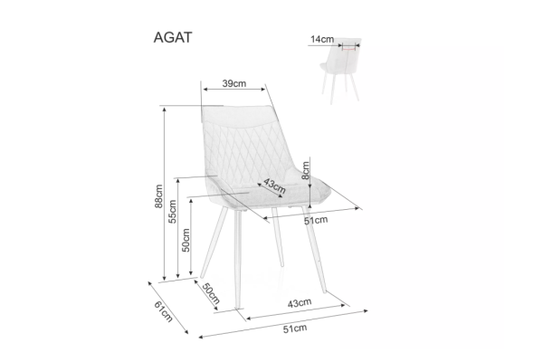 Stuhl Agat