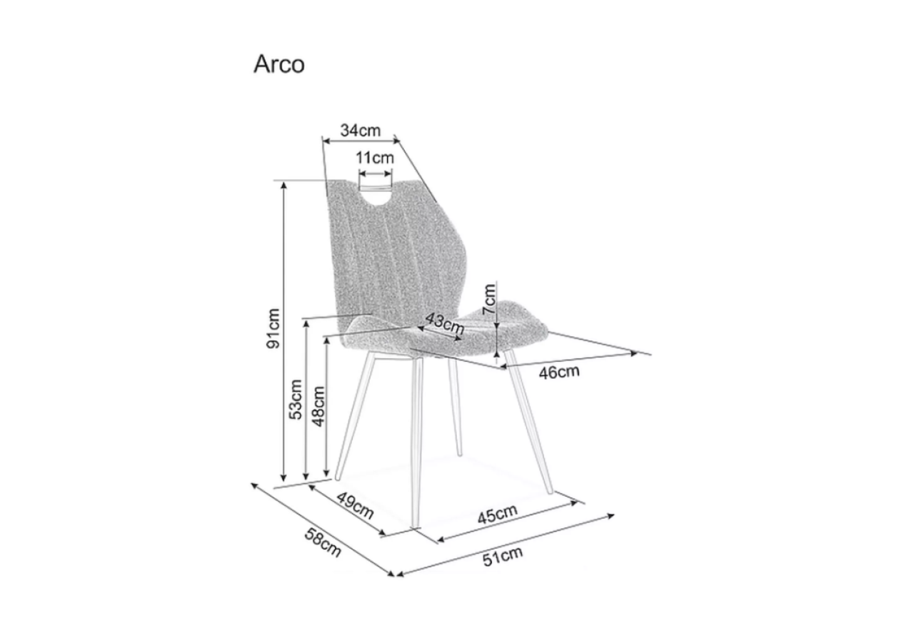 Stuhl Arco Velvet