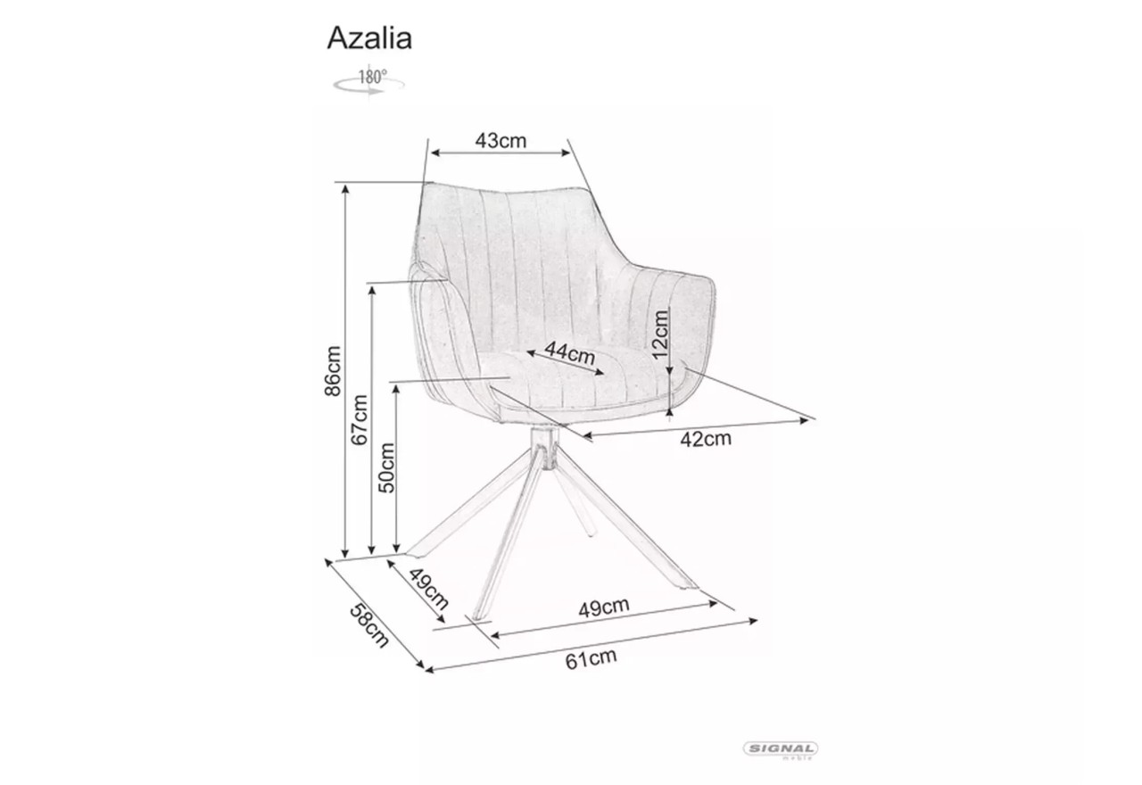 Stuhl Azalia Velvet
