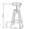 Barstuhl H64 Barstuhl H64