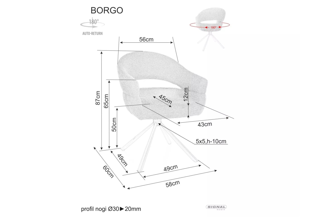 Stuhl Borgo