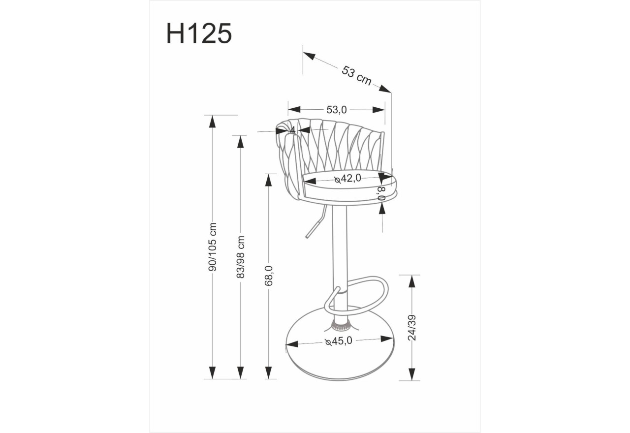 Barstuhl H125