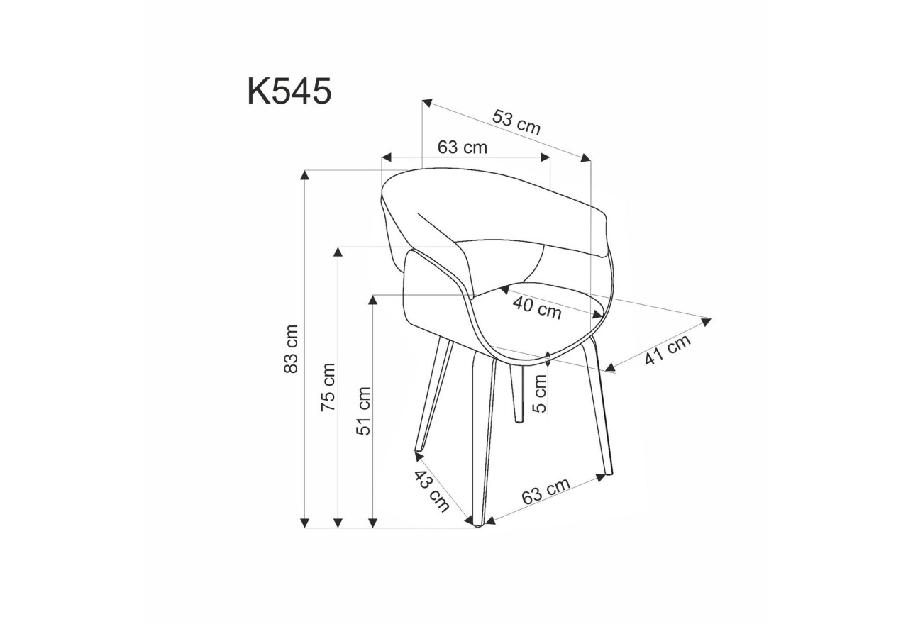 Stuhl K545 Lux Stuhl K545 Lux