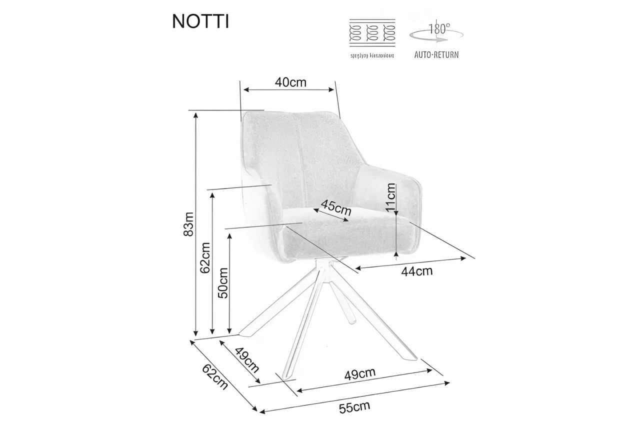 Stuhl Notti 