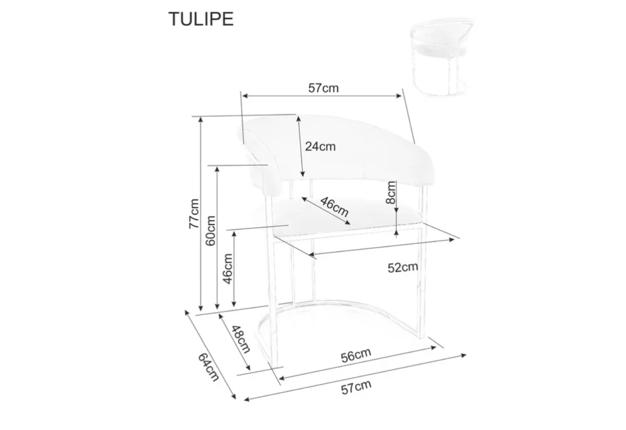 Stuhl Tulipe